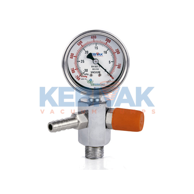 Vacuum Gauge With Release Valve